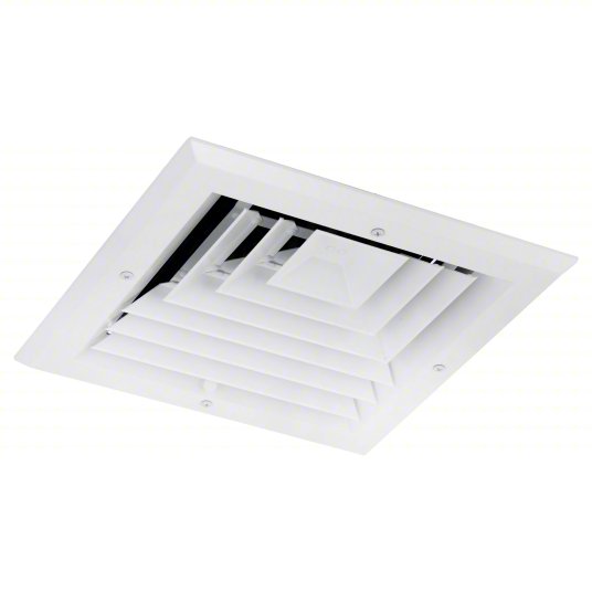 6X6 CEILING DIFFUSER 3 WAY - Mobile Home